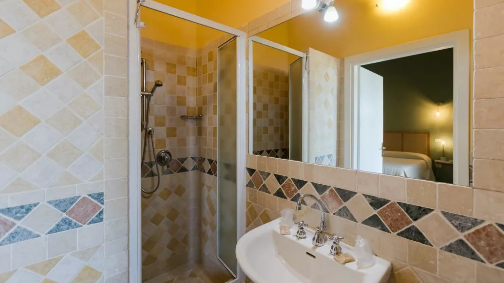 bagno casa vacanze con giardino grosseto